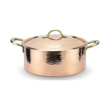 El Dövmesi Karnıyarık ve Pilav Bakır Tenceresi 27 Cm