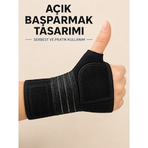 Avuç İçi Destekli El Bilekliği Metal Destekli Ayarlanabilir Bilek Ateli - Lisinya Çok Renkli