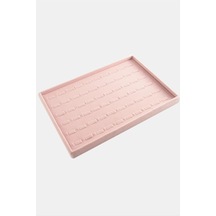 Anfora - 155 - Kumaş Tırnaklı Yüzük Tablası - Spt-gld - Açık Pembe