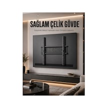 Büyük Ekran Tv Duvar Askısı 50-95 İnç Dayanıklı Sabit Askı Aparatı Kolay Kurulum Sarı