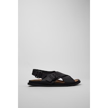 Camper Lluc Sandal Erkek Kahverengi Deri Sandalet-14029