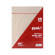 Torba Zarf F26x35kraft, 90 Gr, Silikonlu, 25'li