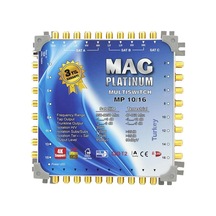 Mag Platinum Mp 10/16 Multiswitch - 10 Giriş 16 Çıkışlı Merkezi Uydu Santrali Hybrid 4k Ve 3d Destekli Çok Renkli