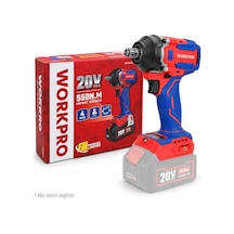 Workpro Wp390207 20volt 1/2 550nm Kömürsüz Profesyonel Şarjlı Somun Sıkma Akü Dahil Değildir