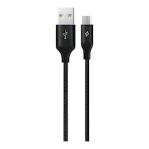 Ttec AlumiCable XL Micro USB Kablo Siyah 2M - 2DK21S