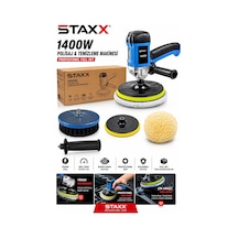 Staxx Std1400 180mm Dikey Koltuk Temizleme Fırçası Su Sıçratmayan Detay Temizlik Fırçası Polisaj