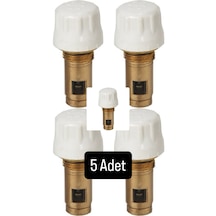 Cnk Termostatik Radyatör Petek Vanası Ventili 41.3mm 5'li Kompakt Tip Panel Radyatörler İçin