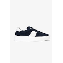 Valmenti Erkek Hakiki Deri Lacivert Sneakers & Spor Ayakkabı 1149 Style-10 Erk Ayk Y26 Lacı Nbk/bej