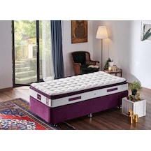 Nironyatak Niron Purple 80X180 Tek Kişilik Pedli Yatak Full Ortopedik Yaylı