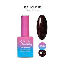 Shelby 10 Ml. A197 Işıltılı Kırmızı Kalıcı Oje
