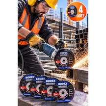 4 Adet Metal Kesici Demir Kesme Diski 115x1,0x22,23 Mm İnce Taş Spiral Demir Kesici Disk