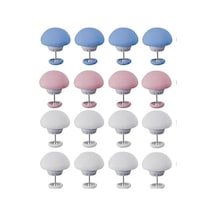Yorgan Kenarı Tutucu Klipsler Kaymayı Önleyen Yorgan Sabitleyici Mandal Seti, Yumuşak Dokulu, Yatak Düzeni İçin Pratik Sabitleme Aparatı 16 Lı Set Abanoz