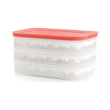 Tupperware Alaska Serisi 3 Katlı Saklama Kabı N1140703 Çok Renkli