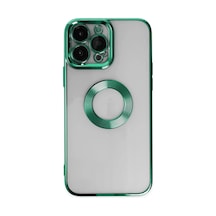 Newface Apple İphone 14 Pro Kılıf Slot Silikon - Köknar Yeşili
