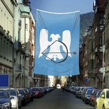 Büyük Selçuklu İmparatorluğu Devleti Bayrağı - 17 Eski Türk Devletleri Bayrağı - 400x600 Cm 1