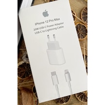 Apple Uyumlu iPhone  20W Hızlı Şarj Aleti Seti 20W Adaptör + Usb-C Kablo