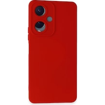 Ilkeshop Newface Vivo Y17s Kılıf Nano İçi Kadife Silikon - Kırmızı