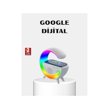 Rgb Işıklı Kablosuz Şarjlı Hoparlör Fm Ralu Akıllı Gece Lambası