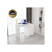 Matilda Çalışma Masası Kapaklı Modern Tasarım Beyaz