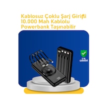 Akıllı Koruma Sistemli Powerbank Hızlı, Güvenli Ve Modern Siyah