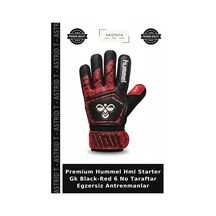 Premium Hummel Hml Starter Gk Black-red 6 No Taraftar Egzersiz Antrenmanlar Siyah - Kırmızı