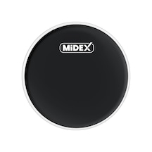 Midex Dr-18bk Siyah Renk 18 İnç Bas Kick Bateri Davul Derisi Drumhead 18'' İnch 45.72 Cm
