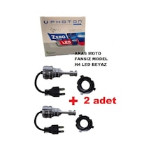 2 Adet Photon H4 12-24 V Xenon Led Ampül Zero Fansız Model Sessi
