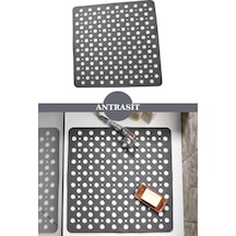 Seahome Kaydırmaz Duşakabin Banyo Ve Duş Paspası Kare Bubble 81 Adet Vantuzla Yapışır 54 X 54 Cm Bnystisgstore21 Çok Renkli