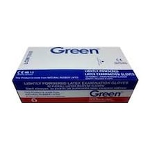 Green Lateks Eldiven Pudralı 100 Lü M