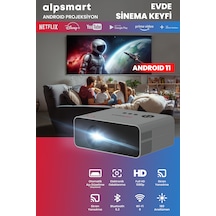 Alpsmart As585 Android Projeksiyon, Wifi, Bluetooth Android 11