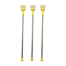 Sarı Metal Saplı Sırt Kayışıcı Sırt Kaşıma Çubuğu 42 Cm Karışık