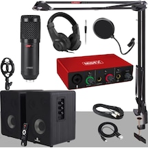 Midex Referans Paket-1 Maxword Monitör Ses Kartı Bm800 Mikrofon