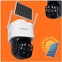 Casacop Q9 4g Sim Kartlı Solar Panelli Kablosuz Güvenlik Kamerası