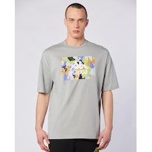 Kappa Tarsty Tee Erkek Gri Comfort Tişört