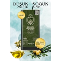 5lt Teneke Olgun Hasat Soğuk Sıkım Zeytinyağı. 0,5 Asit