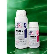 Ultra Şeffaf Hobi Epoksi Seti 750 Gr Ekstra Parlak Hobi Sanat Tep