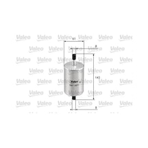 Renault Megane 1 Yakit Filtresi 2.0 1998-2001 Valeo 587001