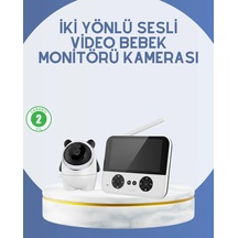 Ers Kablosuz Bebek Monitörü 720p Görüntü Ve Geniş Ekran Çok Renkli