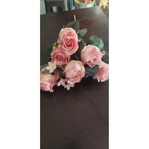 Rüzgar Çiçekcilik 10 Kafalı Açık Pembe Gül Demeti Açık Pembe