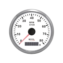 Mors Devir Göstergesi 8000 Rpm Beyaz