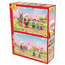 Laço Kids Puzzle Nasreddin Hoca 2 in 1 Çocuklar İçin Yapboz