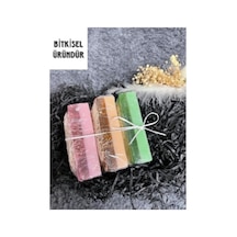 Soap Art 3'lü Set Doğal Kabak Lifli Sabun - Eşek Sütlü Ballı,aloe Vera ,lavantalı 3 Adet - 330720689 Diğer