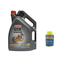 Castrol GTX 10W-40 A3/B4 Yarı Sentetik Motor Yağı 4 L + Cam Suyu 80 ML