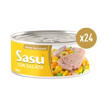 Sasu Mısırlı Ton Salata İri Parça 24 x 160 G
