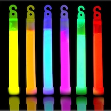Asılabilir Glow Stick Lamba - Karanlıkta Yanan - 1 Adet Çok Renkli