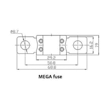 Victron Mega-Fuse 300A-58V 48V Ürünler için 1 Adet