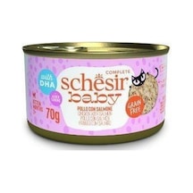 Schesir Tavuklu ve Somonlu Yavru Kedi Konservesi 70 G