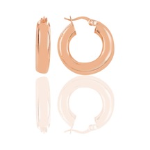 Gümüş Rose 5 Mm Kalınlığında 21 Mm Büyüklüğünde Kalın Gümüş Halka