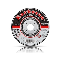 Karbosan 125 x 1 Paslanmaz Çelik Inox Kesme Diski 25 Adet