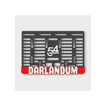 Darlandum 3d Kabartmalı Pleksi Motor Plakalığı - 778095567